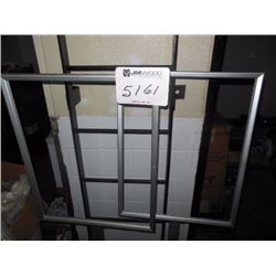 (2) metal sign frames