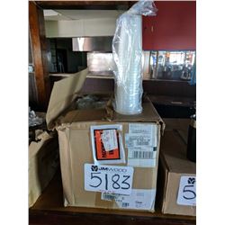 box of 16 oz plastic cups