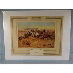 1953 Mint Bar calendar, Great Falls, MT, C. M. Russell print