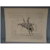 Image 1 : (2) Brian Lerner prints, Bronc Rider & Bull Rider, ltd. ed.