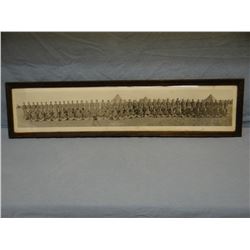 Vintage photo, 3rd Wyoming Infantry Co. D, 1917, 6" x 34"