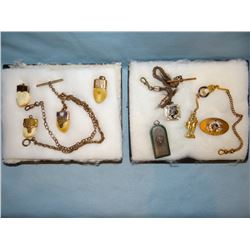 Elks Lodge medallions with elk ivories