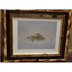 William Standing, framed print,  12" x 1 6", #966/1000