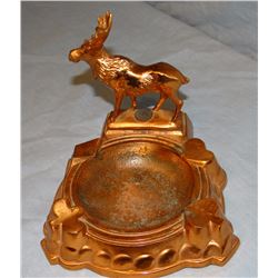 Lewistown, MT elk advertising ash tray