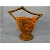 Image 1 : Roseville Bushberry brown basket, #370, 8"