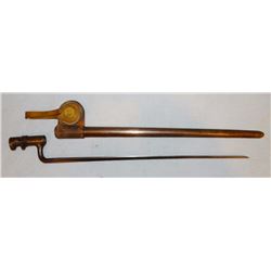 US Cavalry bayonet w/brass US medalion