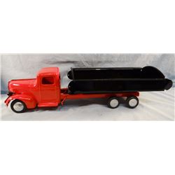 John C. Turner pressed steel dump truck, ca. 1930's, excellent