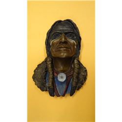 Bruce Contway, Indian Warrior, 5" x 7.5", 25/100, wall mt
