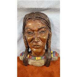 K.M. Contway, Indian Maiden, 25/100, wall mt
