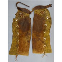Al Furstnow studded stars batwing chaps