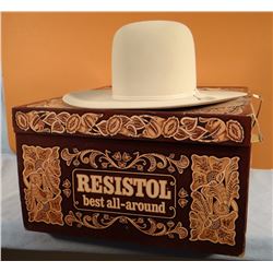 Resistol 20x felt hat, size 7, new in box