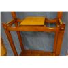 Image 7 : Fancy oak hall tree, 28" w x 72" h, nice