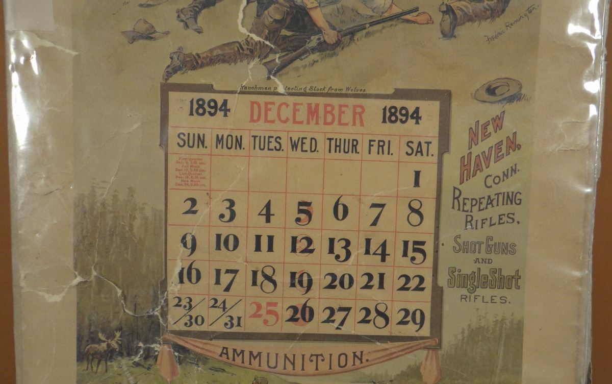 Winchester 1894 calendar