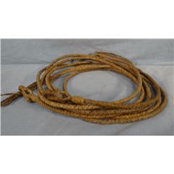 Rawhide braided reins, 108"