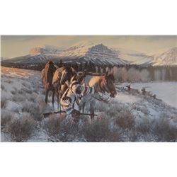 Gary Carter, Camp Meat print, matted, 18" x 30", 864/1000