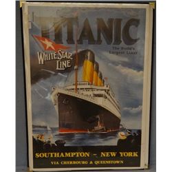 Titanic Poster, 28" x 40"