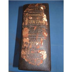 Progressive Men of The State Of Montana, partially rebound, 1886 pages