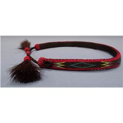 Hitched Horsehair Hatband, South Dakota State Prison