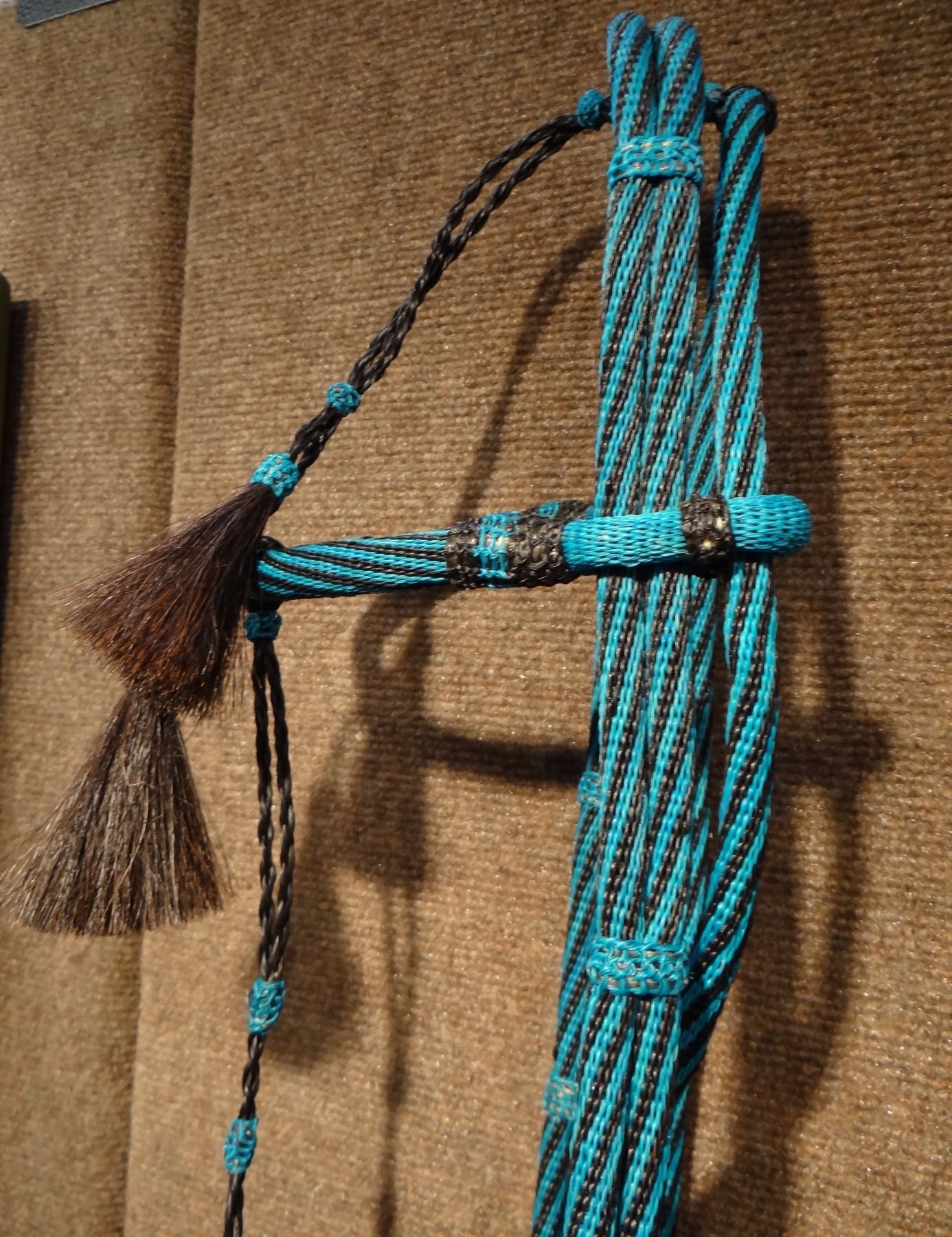Hitched Horsehair Bridle, South Dakota State Prison, Round Hitch