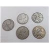Image 1 : 5 Canadian Silver Quarters