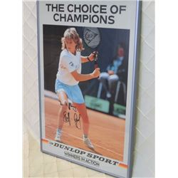 Framed Steffi Graf Autographed Poster