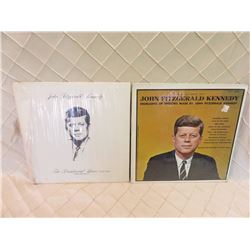 JFK Speeches on 2 LPs