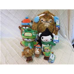 Lot of Brand New 2010 Olympic Mascots
