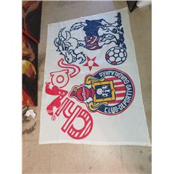 Vintage Mexico Football League Flag