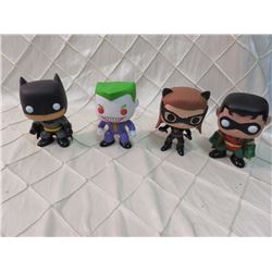 Four Funko Pop Toys