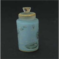 SIGNED DAUM NANCY CAMEO SCENT BOTTLE