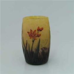 SIGNED DAUM NANCY MINIATURE VASE
