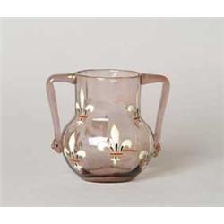 EARLY GALLE ENAMELED VASE