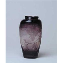 GALLE WHEELCARVED VASE