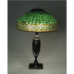 TIFFANY GREEK KEY TABLE LAMP