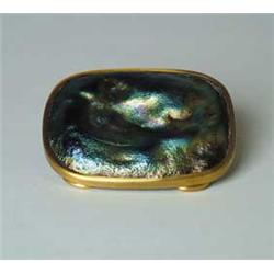 TIFFANY TURTLEBACK TILE PAPERWEIGHT