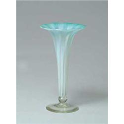 TIFFANY PASTEL TRUMPET VASE