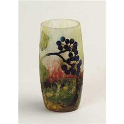 SIGNED DAUM NANCY VASE