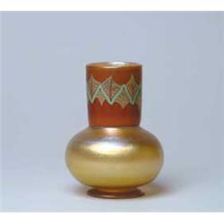 TIFFANY DECORATED VASE