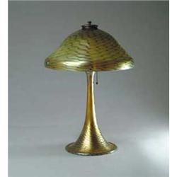 TIFFANY FAVRILE GLASS TABLE LAMP