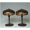 Image 1 : PAIR OF SIGNED ROYCROFT LAMPS