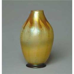 TIFFANY DECORATED VASE