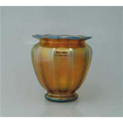 STEUBEN GOLD AURENE VASE