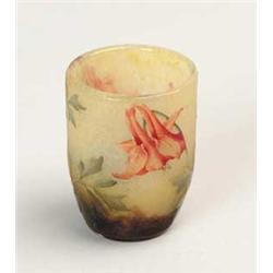 SIGNED DAUM MINIATURE TUMBLER