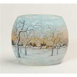 DAUM NANCY PILLOW VASE