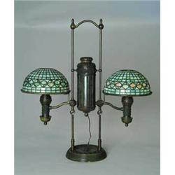 TIFFANY DOUBLE STUDENT LAMP