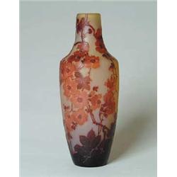 LARGE GALLE CAMEO VASE