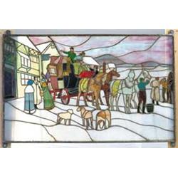 PLATED STAINED GLASS WINDOW