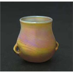 TIFFANY MINIATURE VASE OR TOOTHPICK HOLDER