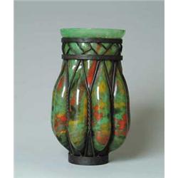 MONUMENTAL SCHNEIDER VASE