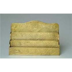 TIFFANY ZODIAC LETTER RACK